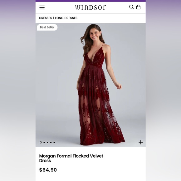 Windsor | Dresses | Morgan Formal Flocked Velvet Dress Windsor | Poshmark Windsor | Dresses | Morgan Formal Flocked Velvet Dress Windsor | Poshmark